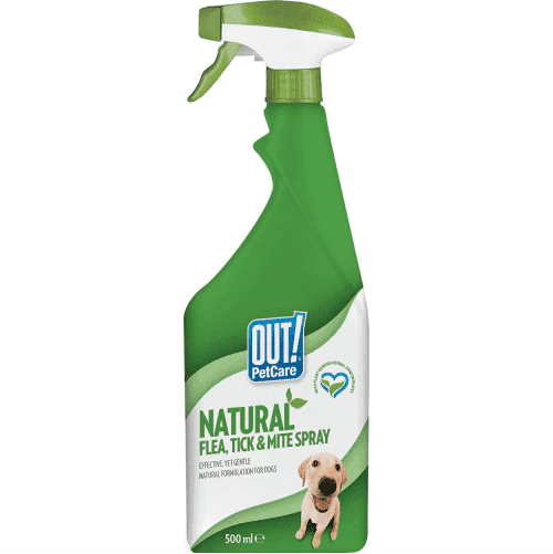 OUT! Natural Flea and Tick Spray for Dogs