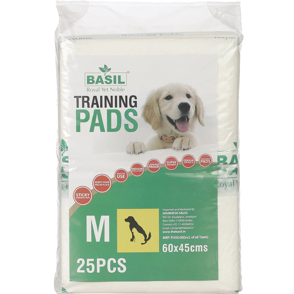 Puppy Training Pads (60x45cm) - Basil