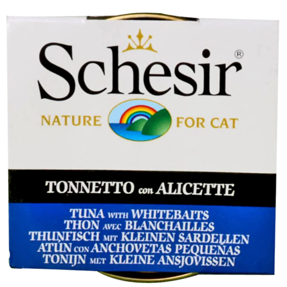 Schesir Cat Tuna Whole Meat And Rice With Shirasu In Jelly, 85 g