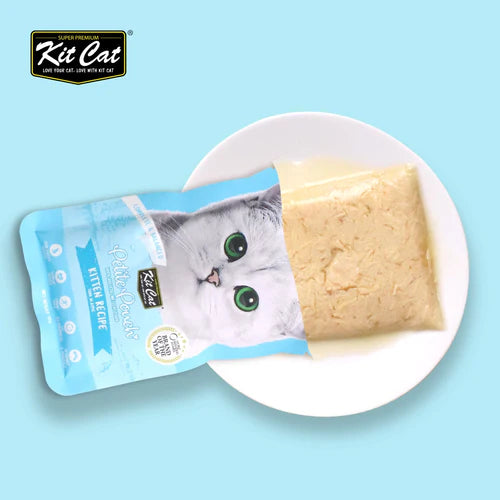 Kit Cat Petite Pouch Complete & Balanced Wet Cat Food - Kitten Tuna in Aspic 70g