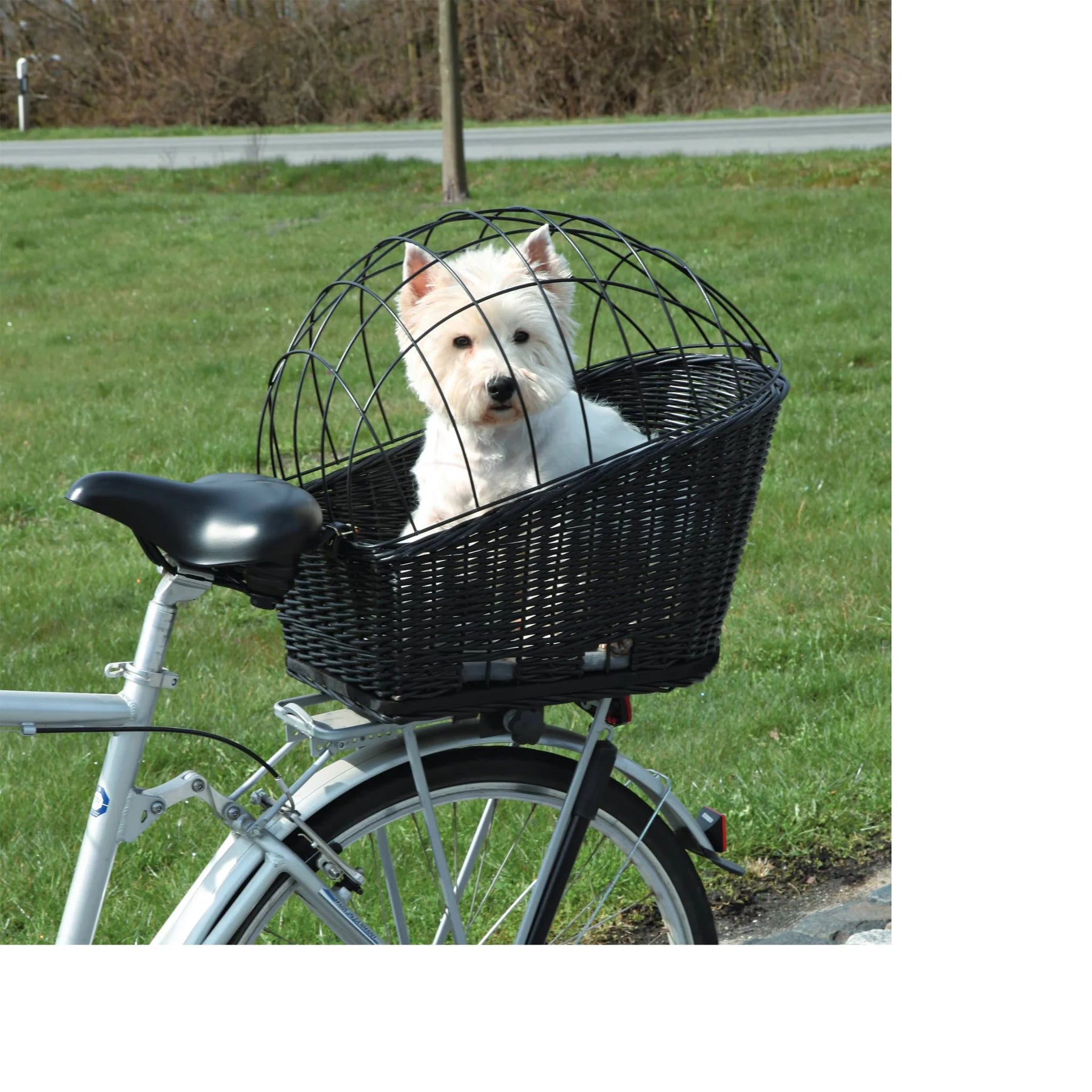 Trixie Bicycle Basket for Bike Racks, Willow