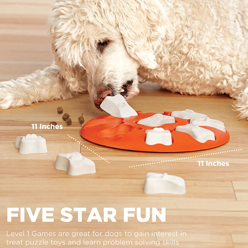Outward Hound (Nina Ottosson) Dog Smart - Hide, Seek & Treat - Interactive Dog Toy - Level 1