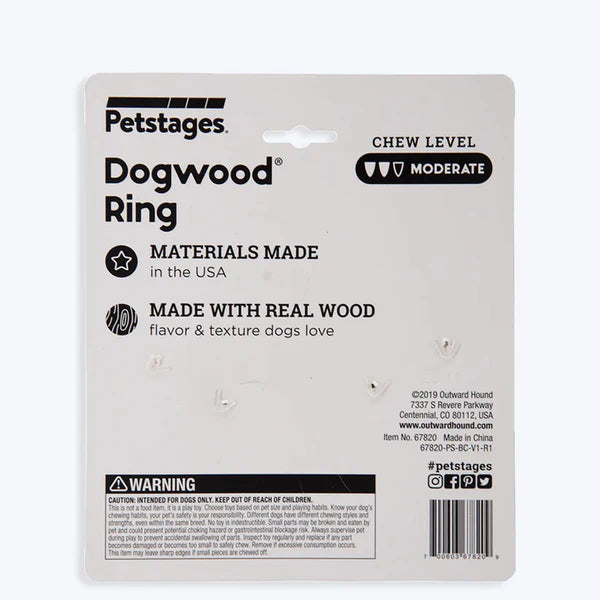 Dogwood Ring Dog Chew Toy