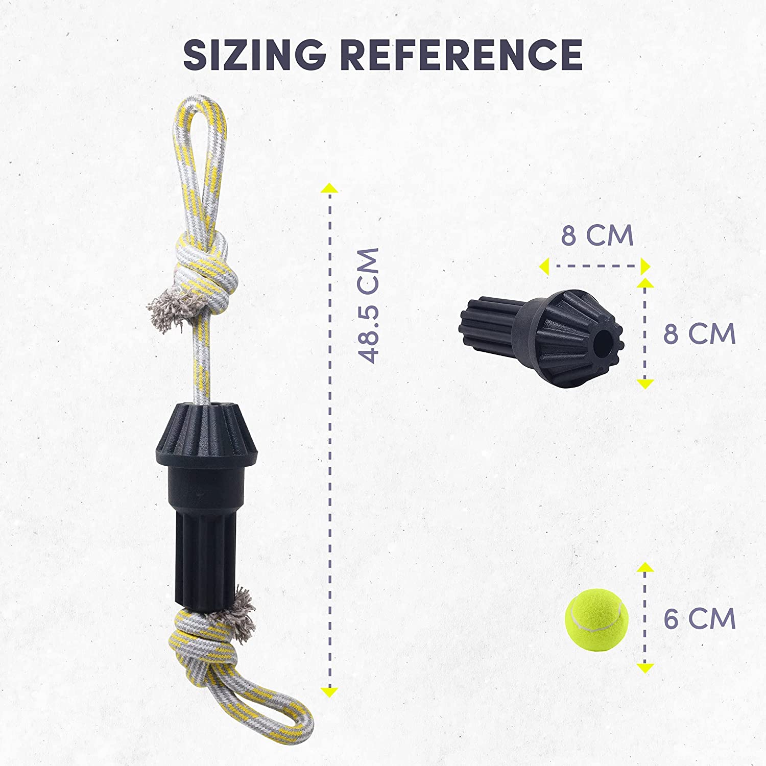 FOFOS Driveshaft Rope Toy
