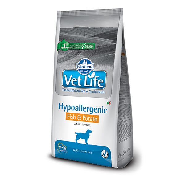 VetLife Hypoallergenic Fish & Potato Canine Formula Dry Dog Food