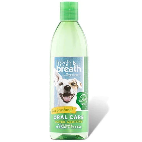 Tropiclean Fresh Breath Water Additive for Dog , 473 ml