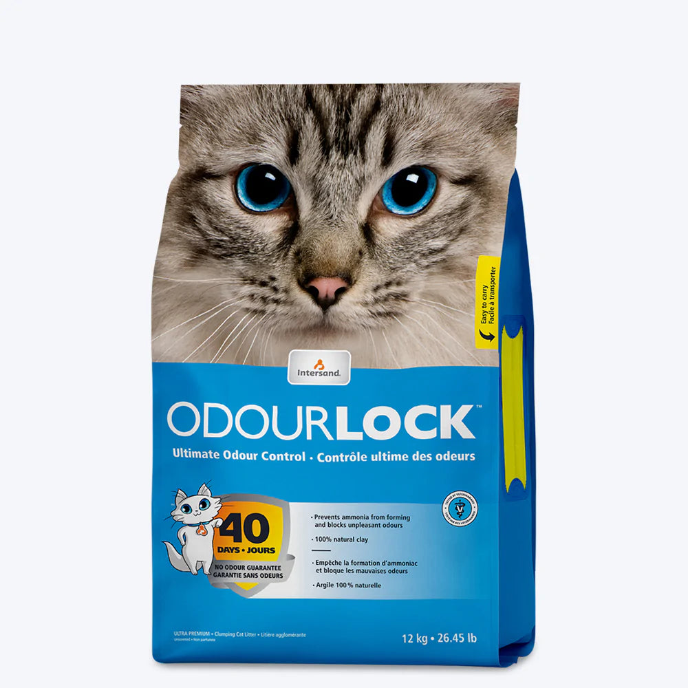 Intersand Odourlock - Clumping Cat Litter with 'Smart Odour Shield '