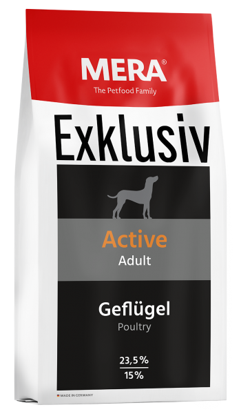 MERA Exlusiv Adult Active Dog Dry Food