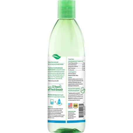 Tropiclean Fresh Breath Digestive Support Water Additive - 473 ml