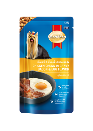 Chicken Chunk in Gravy Bacon & Egg Flavor | SmartHeart